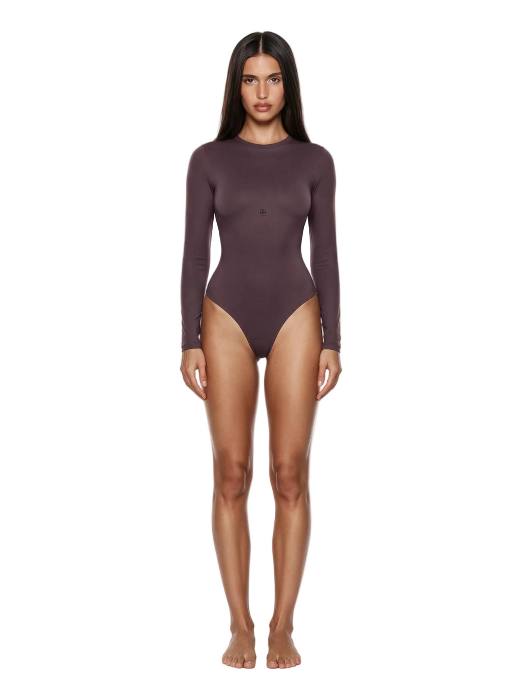 Second Skin Long Sleeve Crew-Neck Bodysuit Doppio