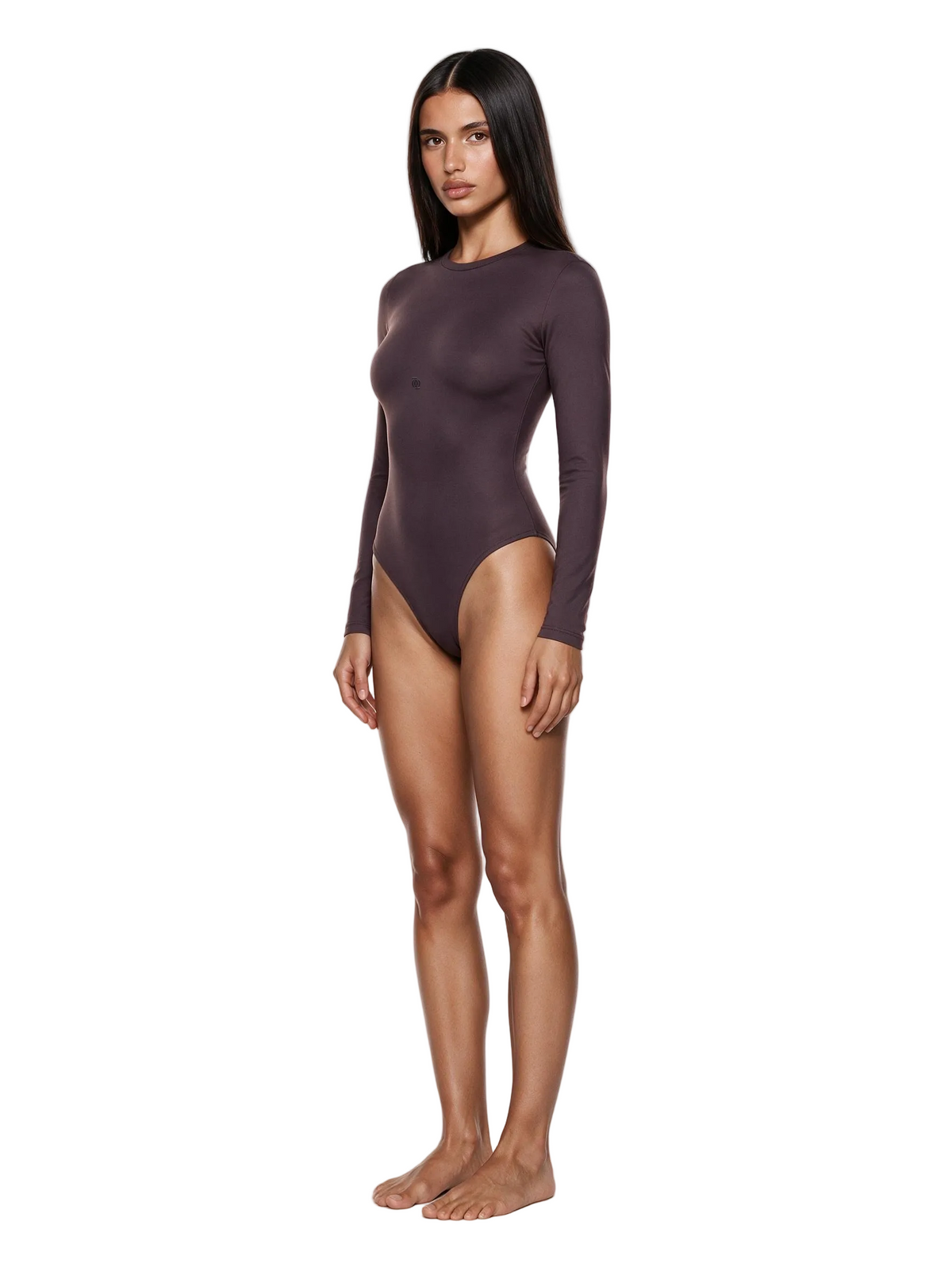 Second Skin Long Sleeve Crew-Neck Bodysuit Doppio