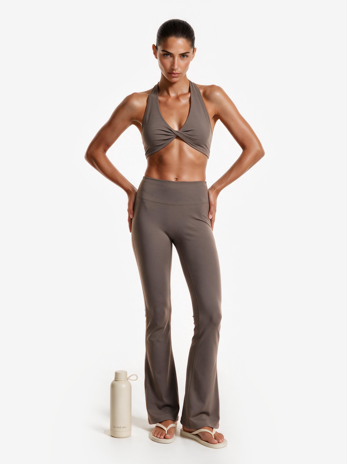 Second Skin Studio Crop Top Mushroom