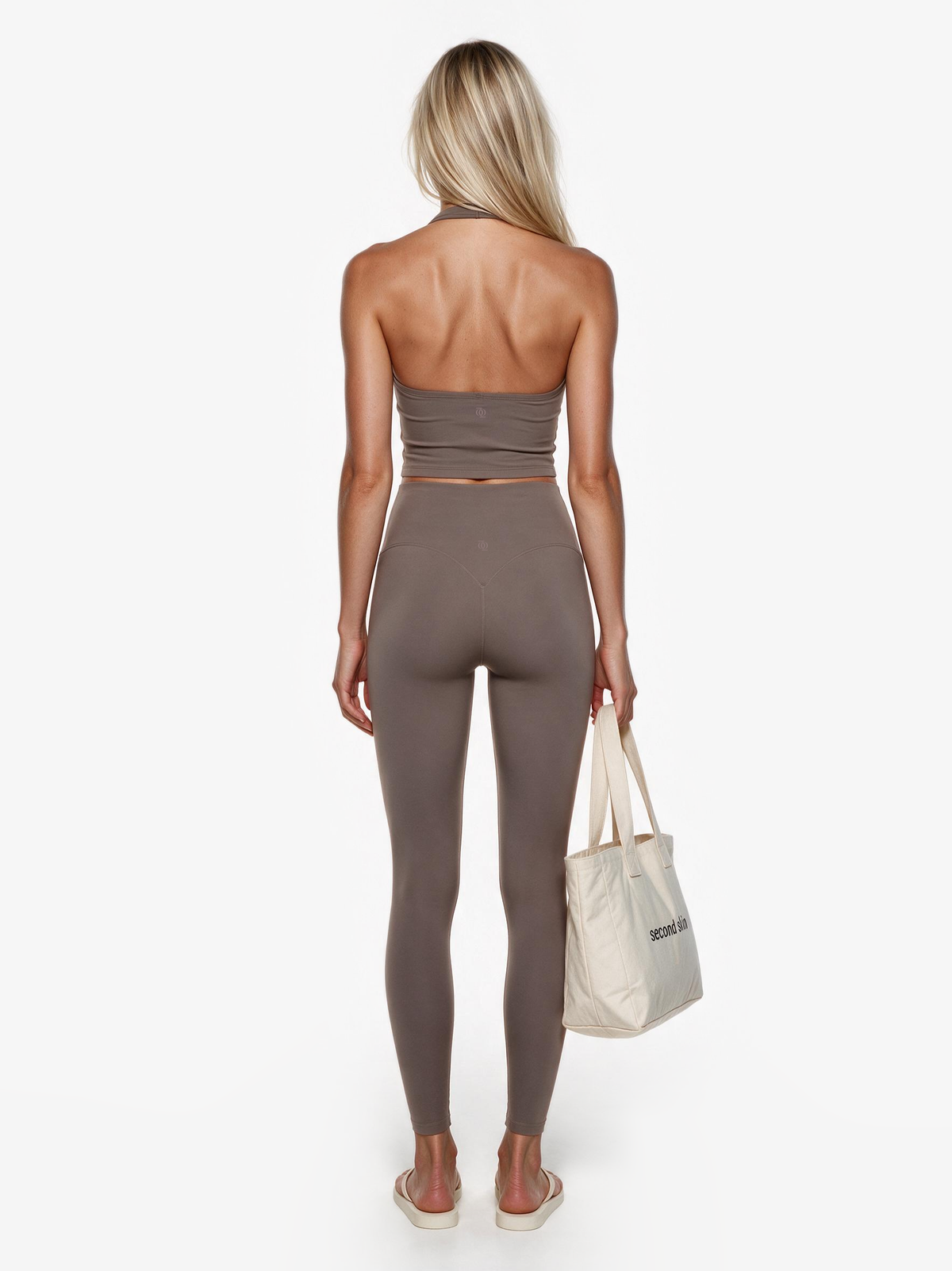 Second Skin Studio Halter Top Mushroom