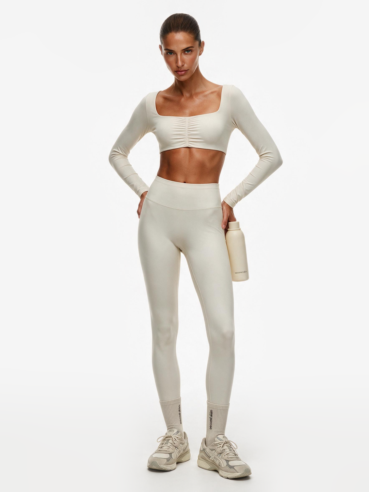Second Skin Studio High-Waisted Legging Ivory